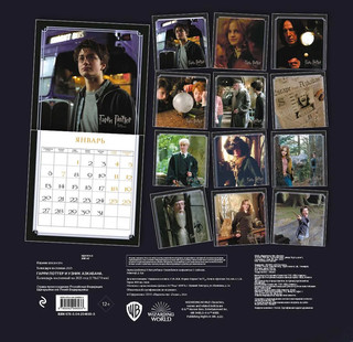 Календарь 2025 'Гарри Поттер и узник Азкабана' настенный, 17х17 см 2