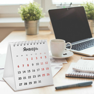 Календарь-домик 2025 'Ирисы' на гребне, Brauberg 4