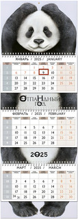 Календарь 2025 квартальный 'Отпадный год' 3х-блочный 1