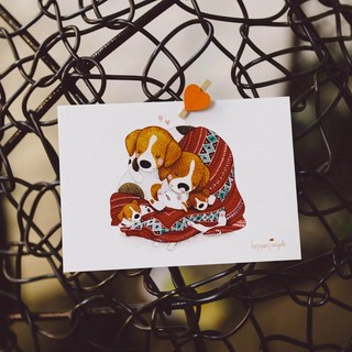 Открытка семейная 'Тепло' 2