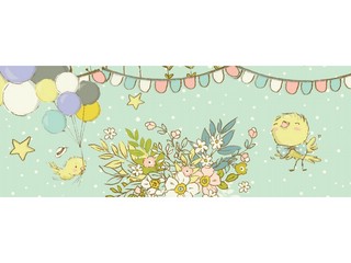 Конверт для денег 'С днем рождения' (зайчики) арт.1-04-0343 2