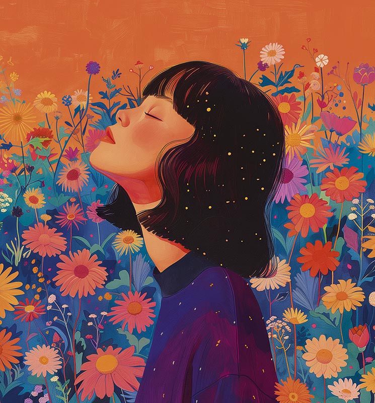 Открытка 'Девушка', артикул 0573.109