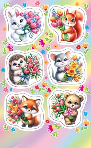 Наклейки Животные