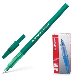 Ручка шариковая STABILO Liner 808/36 зеленая