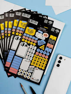 Наклейки Планируй и украшай! 10 листов по 90+ наклеек 6