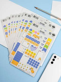 Наклейки Планируй и украшай! 10 листов по 70+ наклеек 6