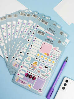 Наклейки Планируй и украшай! 10 листов по 50 наклеек 6