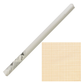 Бумага миллиметровая, рулон 640 мм х 10 м, цвет оранжевый