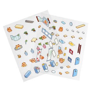 Наклейки-румбокс 'Капибара: СПА' 6