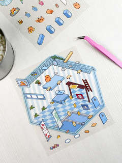 Наклейки-румбокс 'Капибара: СПА' 9