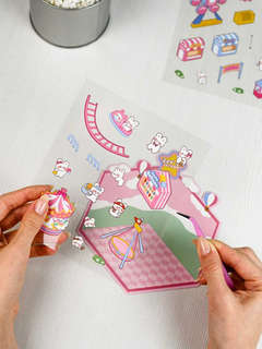 Наклейки-румбокс 'Кролик: парк развлечений' 11