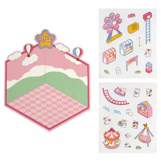 Наклейки-румбокс 'Кролик: парк развлечений' 2