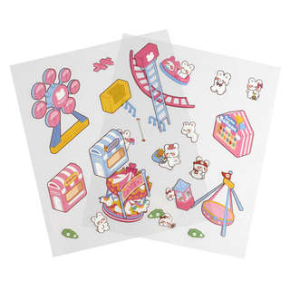 Наклейки-румбокс 'Кролик: парк развлечений' 6