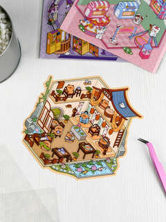 Наклейки-румбокс 'Капибара: Театр' 8