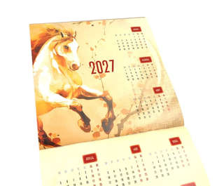 Календарь на 2026 г 'Год Огненной Лошади' настенный перекидной, 30х30 см 12