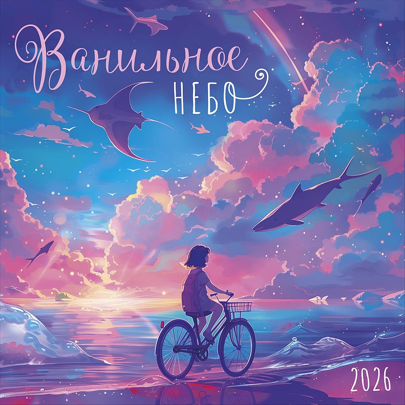 Календарь на 2026 'Ванильное небо' настенный, 30х30 см