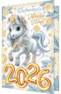 Открытка 'Волшебного Нового года!' А5