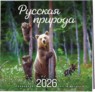 Календарь на 2026 г 'Русская природа' настенный, на 16 месяце...
