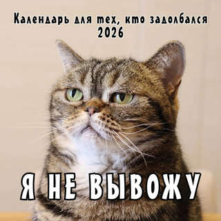 Календарь на 2026 'Для тех, кто задолбался. Я не вывожу!' нас...