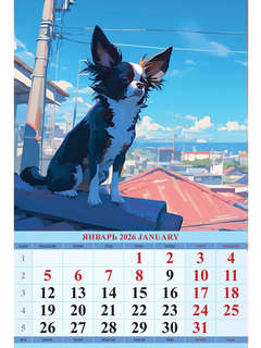 Календарь на 2026 'Портрет друга' настенный, 32х48 см 3