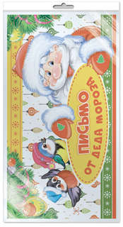 Письмо от Деда Мороза (открытка в пакете)