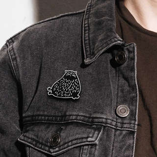 Значок-пин, 26х30 мм, металл, Кот 5