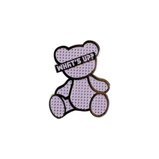 Значок-пин, 33х25 мм, металл, Мишка