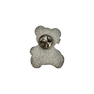 Значок-пин, 33х25 мм, металл, Мишка 2