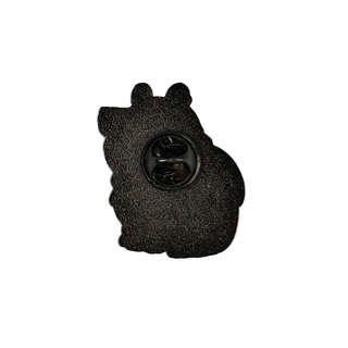 Значок-пин, 33х28 мм, металл, Капибара 2