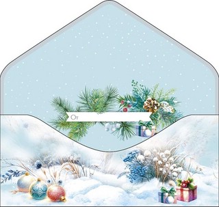 Конверт для денег 'С Новым годом' арт.1216.375 2