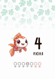 Календарь на 2026 г 'Настроение' перекидной настольный, 16х7 см 10