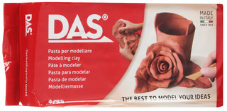 Масса для моделирования 500 гр, цвет терракотовый, Das 2