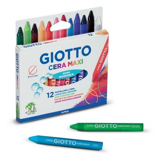 Набор карандашей восковых Fila Giotto 'Cera Maxi' 12 цветов, утолщенные 3