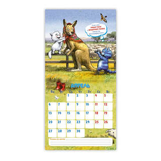 Календарь-органайзер на 2026 'Котопутешествия' настенный, 30х30 см 8