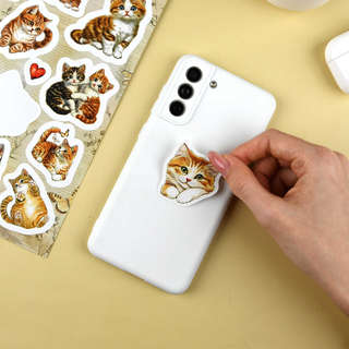 Набор наклеек 'Пушистые котики' 4