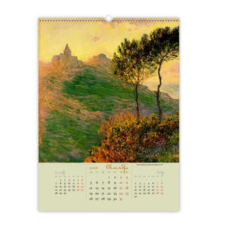 Календарь на 2026 г 'Моне' настенный, на ригеле, 42х58 см 8
