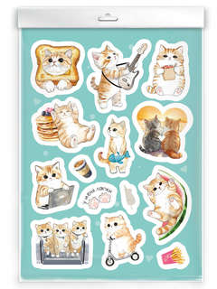 Наклейки 'Коты', серия Любимые стикеры