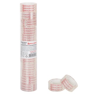 Скотч BRAUBERG Клейкая лента 19 мм х 10 м 3