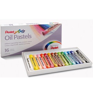 Пастель масляная Pentel "Oil Pastels", 16 цветов