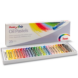 Пастель масляная Pentel 'Oil Pastels', 25 цветов