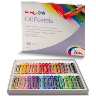 Пастель масляная Pentel "Oil Pastels", 36 цветов