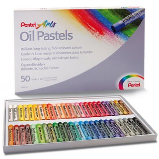 Пастель масляная Pentel 'Oil Pastels', 50 цветов