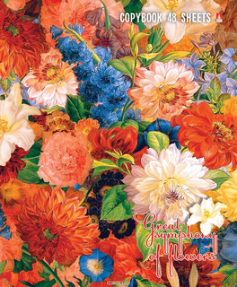 Тетрадь 'Great Simphony of Flowers', 48 листов