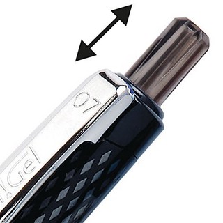 Ручка гелевая Pentel Oh Gel 0.7 мм, красные чернила 2