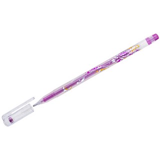 Ручка гелевая "Glitter Metal Jell" розовая с блестками, 1.0 мм