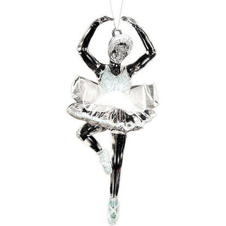Подвеска 'Балеринка' серебро, 13 см. Цена за 1 шт. 2