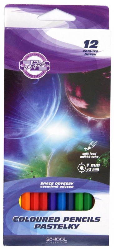 Карандаши цветные 'Space Odyssey' 12 цветов (3652/12)