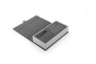 Ручка шариковая Parker Sonnet Slim, Lacquer Deep Black CT 2