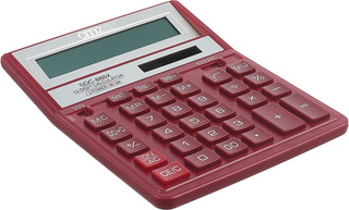 Настольный калькулятор Citizen SDC-888XRD, бордовый 1