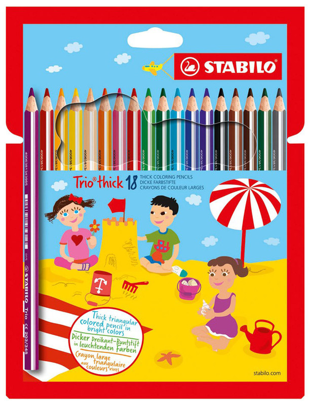 Stabilo Набор цветных карандашей Trio 18 цветов
